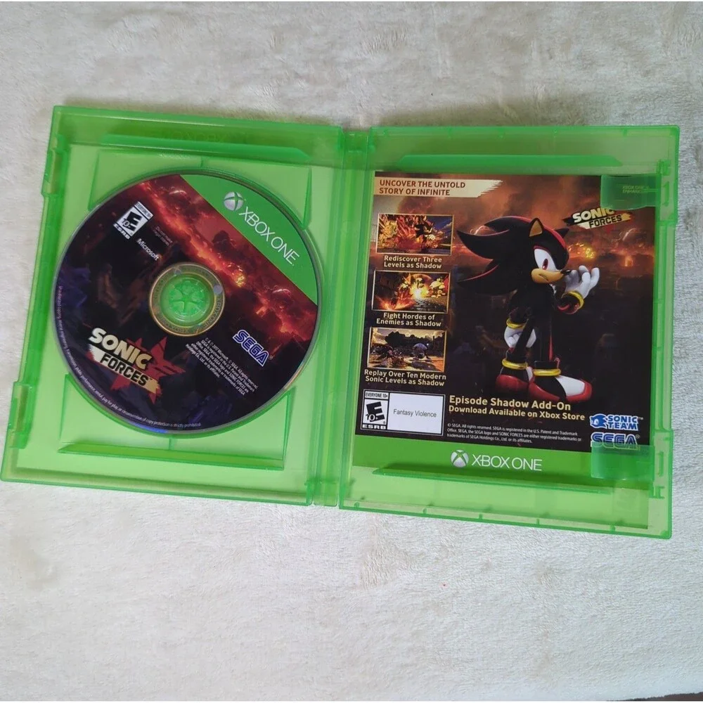 Sonic Forces (Microsoft Xbox One, 2017) Complete Tested X-Enhanced Hedgehog